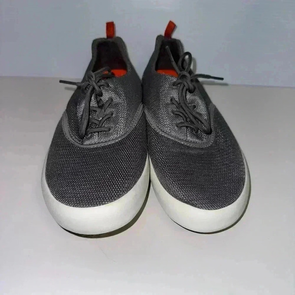 Men's Sperry Sneakers, Gray & Orange Size 9 Boat Shoes - Picture 2 of 12
